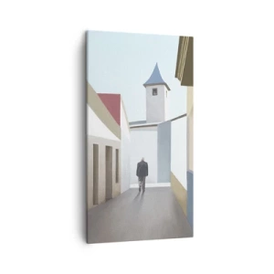 Impression sur toile - Image sur toile - Une promenade ensoleillée - 45x80 cm