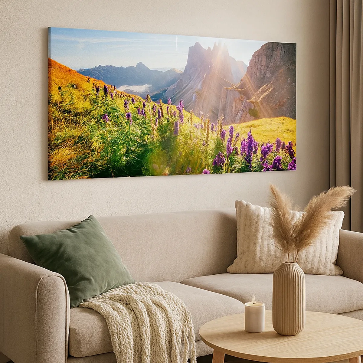 Impression sur toile - Image sur toile - La vie secrète des herbes - 30x30 cm