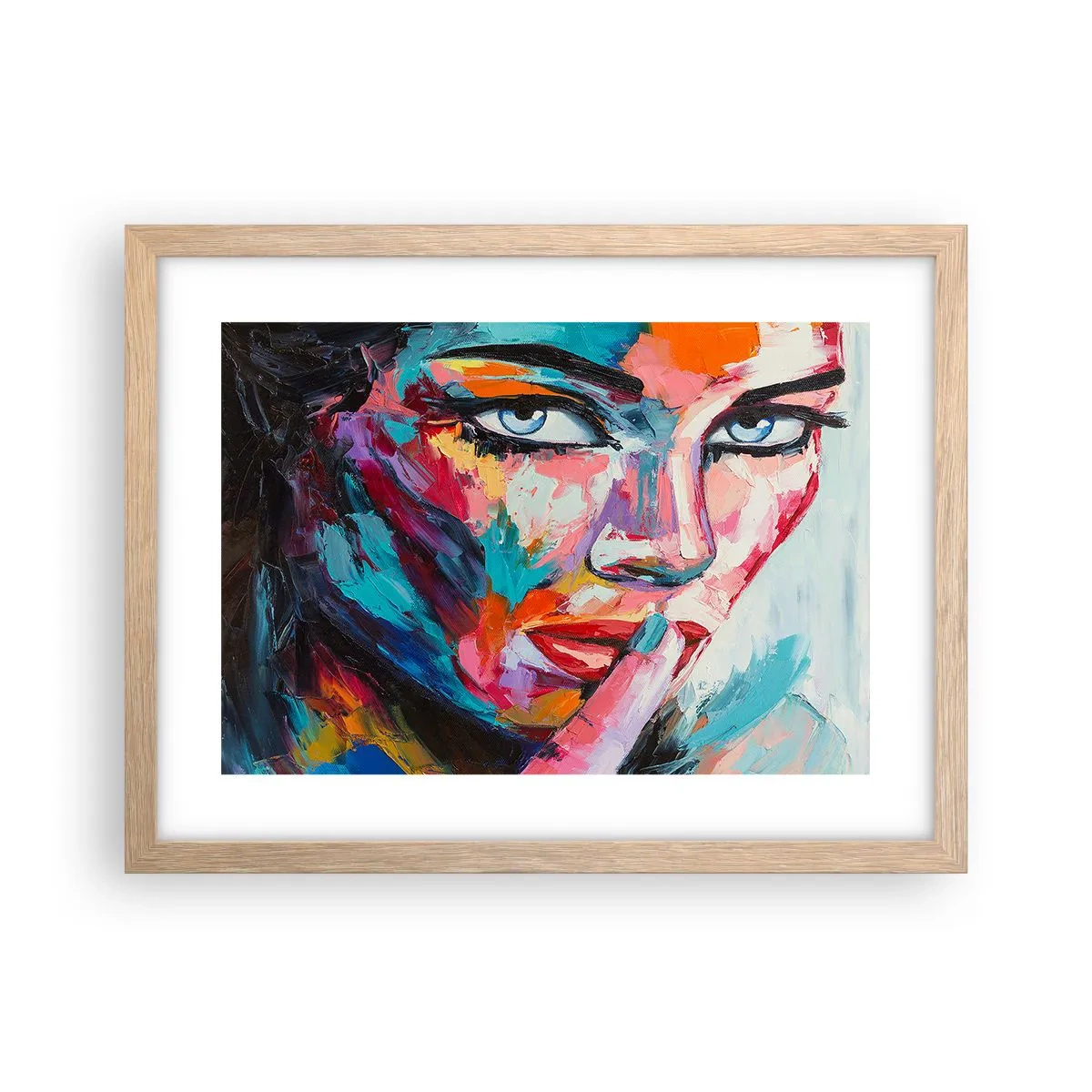 Affiche dans un chêne clair - Poster - Notre premier secret - 40x30 cm