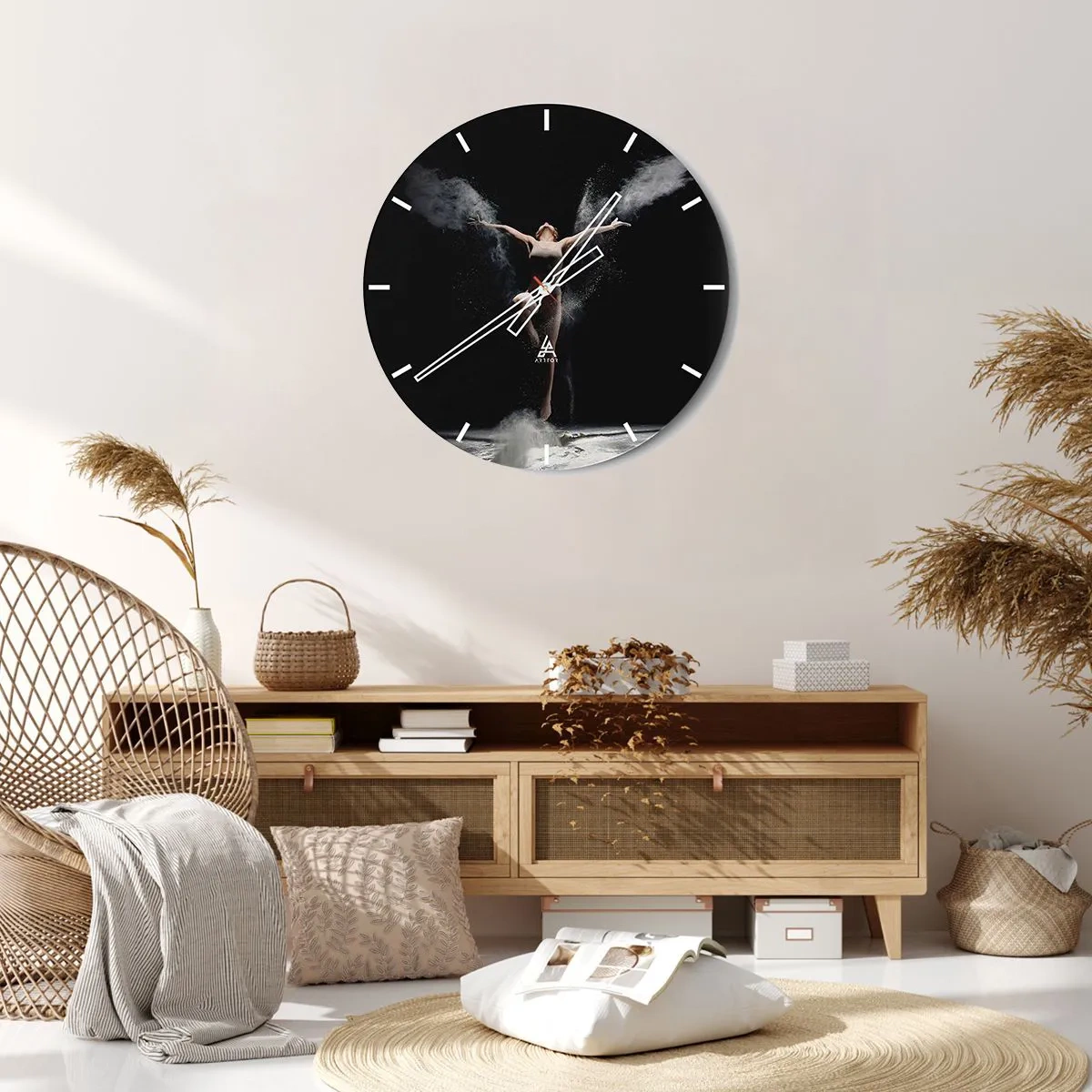 Horloge murale - Pendule murale - Les elfes existent - 30x30 cm