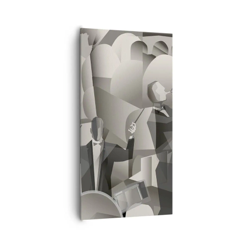 Impression sur toile - Image sur toile - Dans l'espace des sons - 65x120 cm