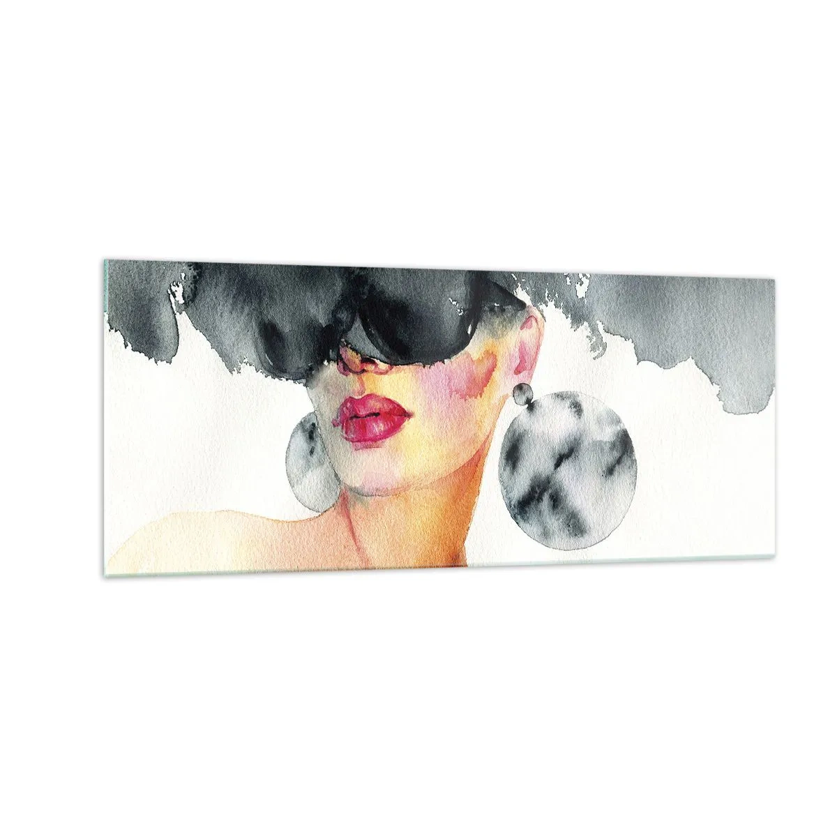 Impression sur verre - Image sur verre - Secret de l'élégance - 100x40 cm