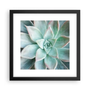 Affiche dans un cadre noir - Poster - Le coeur du désert - 30x30 cm