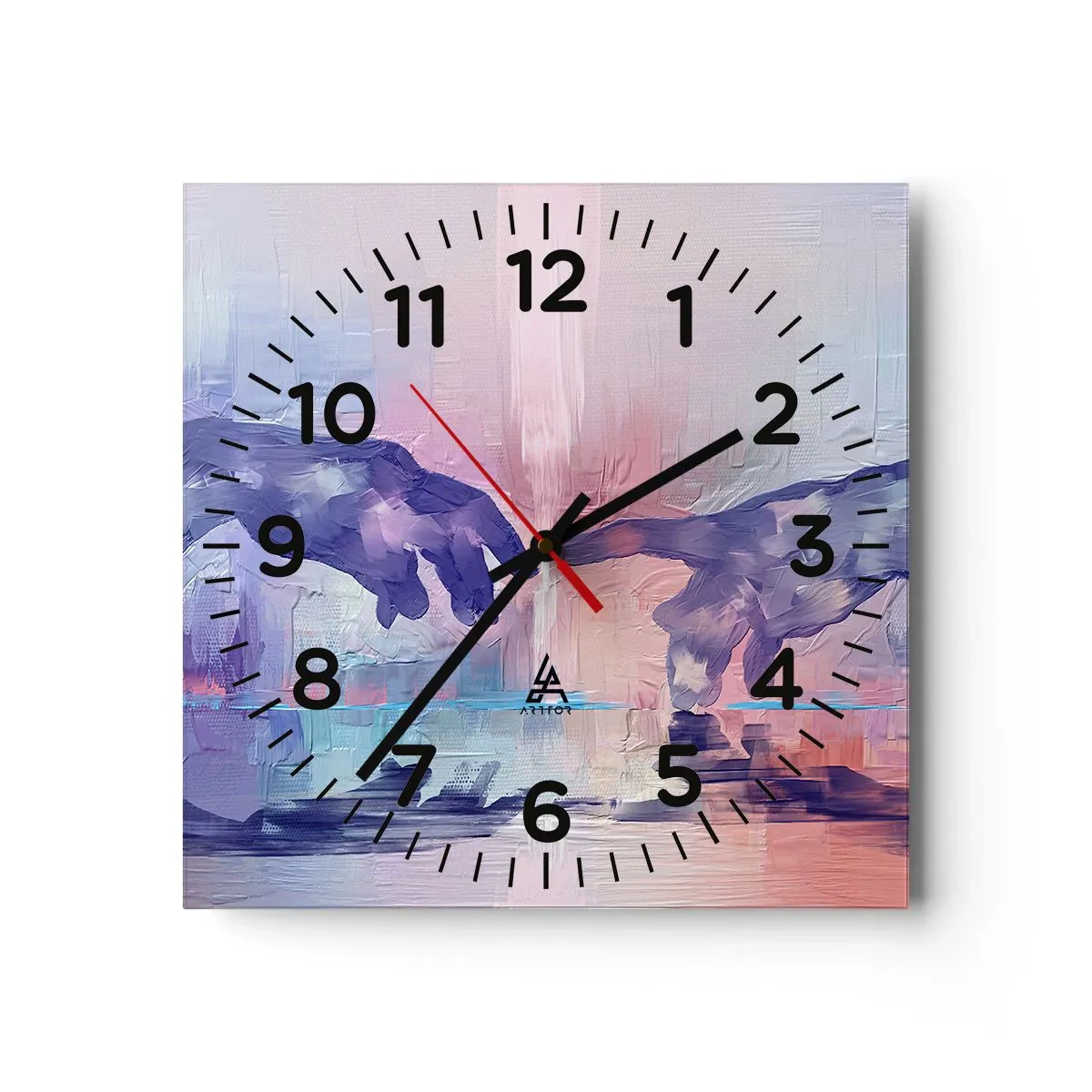 Horloge murale - Pendule murale - Divine étincelle de vie - 40x40 cm