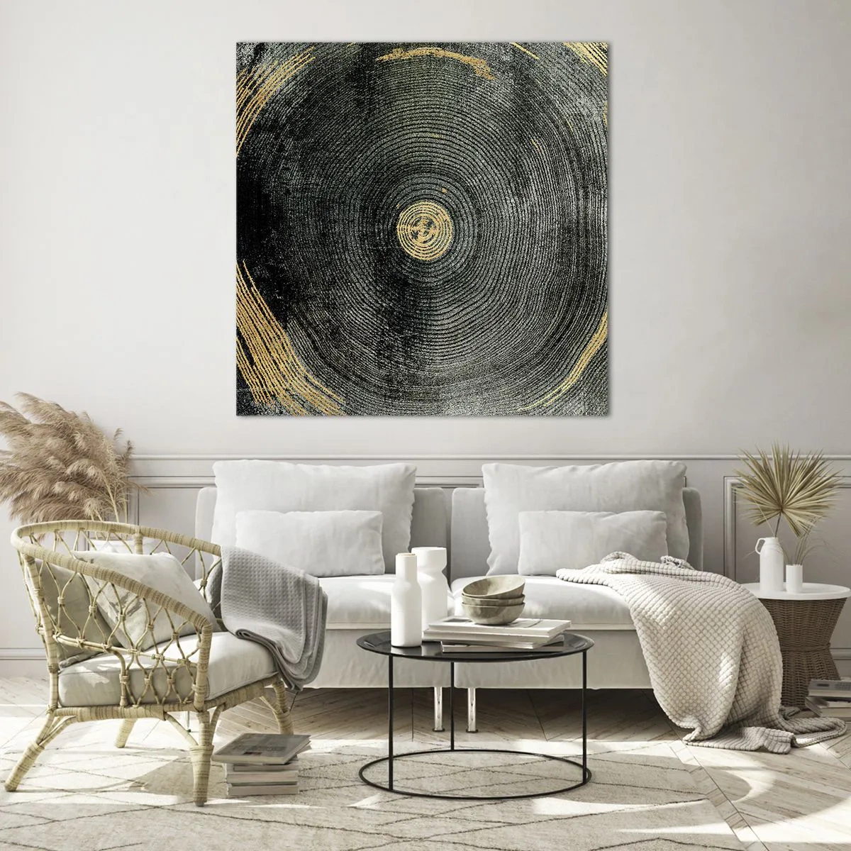 Impression sur verre - Image sur verre - Changement et persistance - 40x40 cm