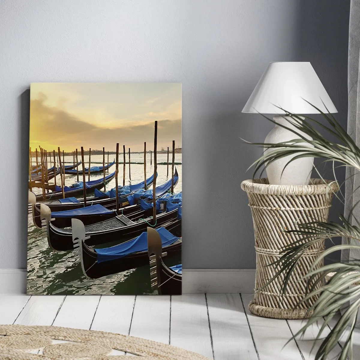 Impression sur toile - Image sur toile - Avant que le vacarme n'arrive - 55x100 cm