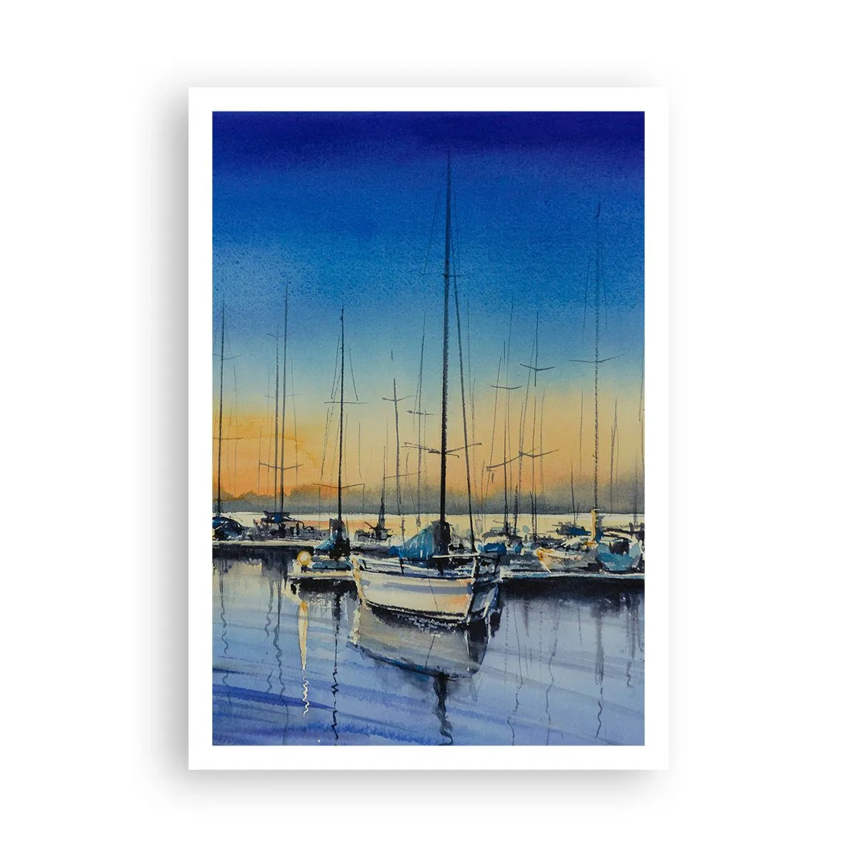 Affiche - Poster - Fin d'une belle journée - 70x100 cm
