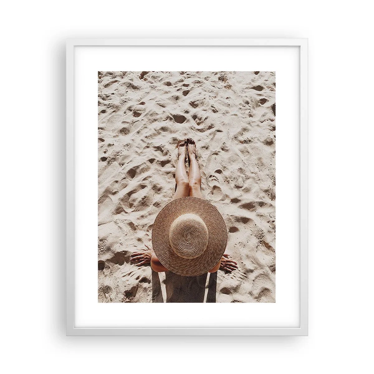 Affiche dans un cadre blanc - Poster - Moment de rêve - 40x50 cm