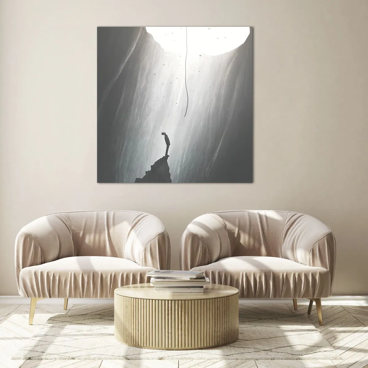 Impression sur verre - Image sur verre - Il y a toujours une issue - 70x70 cm