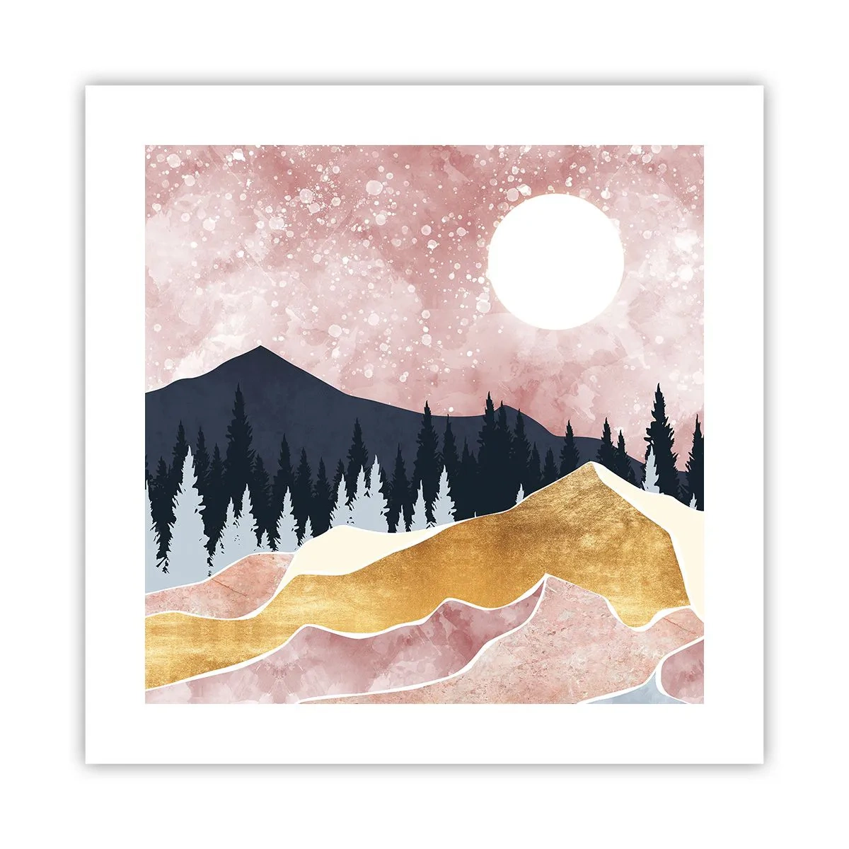 Affiche - Poster - Gardien de la nuit - 40x40 cm