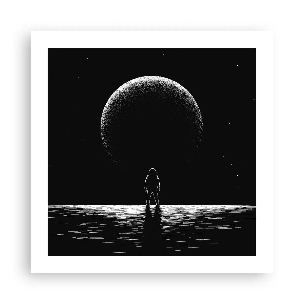 Affiche - Poster - Face à face - 50x50 cm