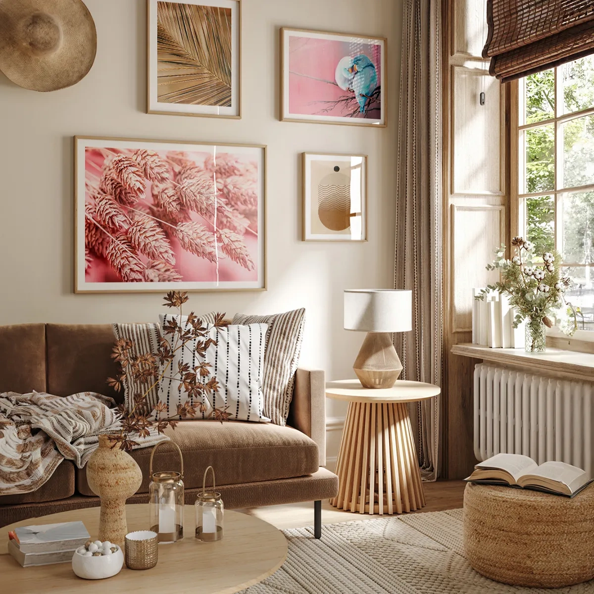 Scandi & nature - Inspiration pour le salon