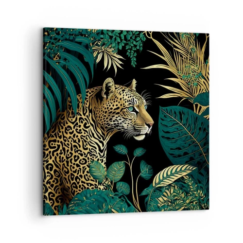 Impression sur toile - Image sur toile - Un hôte dans la jungle - 60x60 cm
