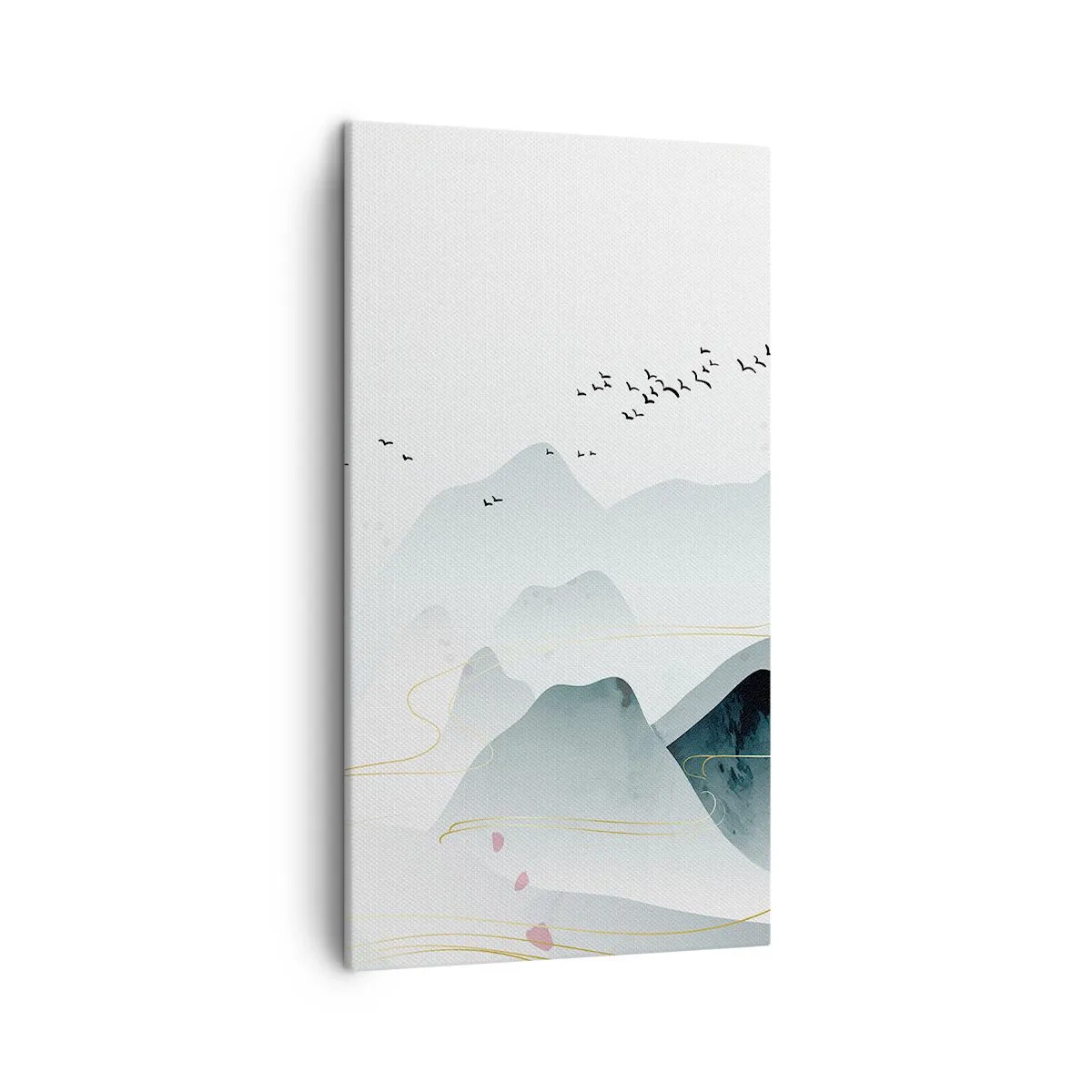 Impression sur toile - Image sur toile - Au-delà des sommets - 45x80 cm