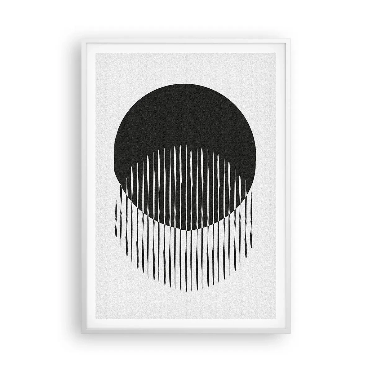 Affiche dans un cadre blanc - Poster - Son alter ego - 70x100 cm