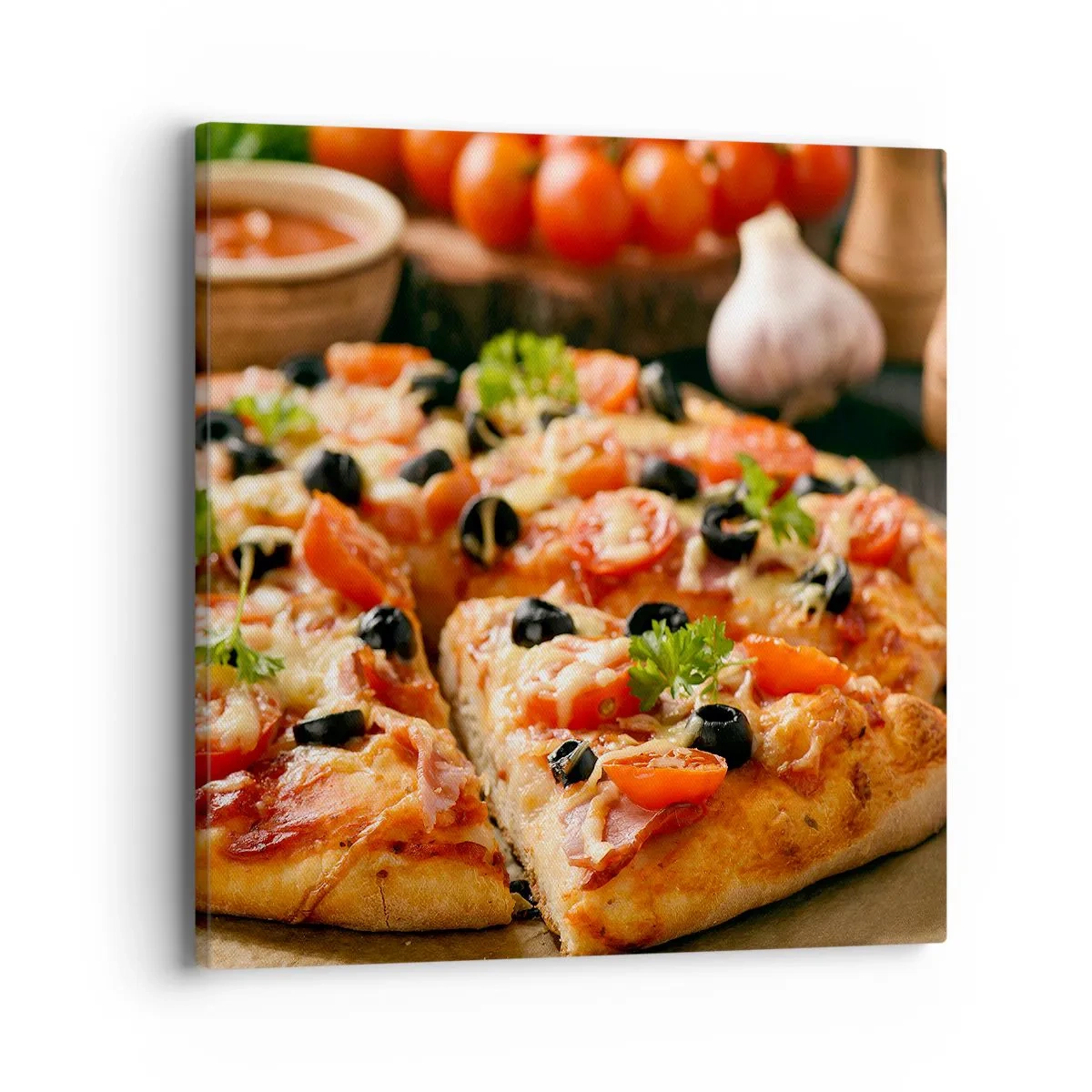 Impression sur toile - Image sur toile - Tu t'en es encore tiré - 40x40 cm