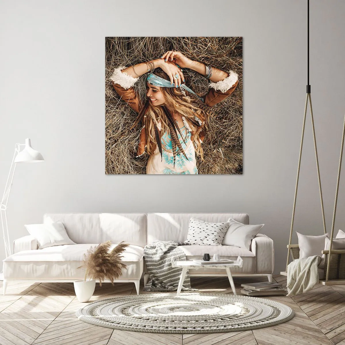 Impression sur toile - Image sur toile - En route vers les années d'amour - 60x60 cm