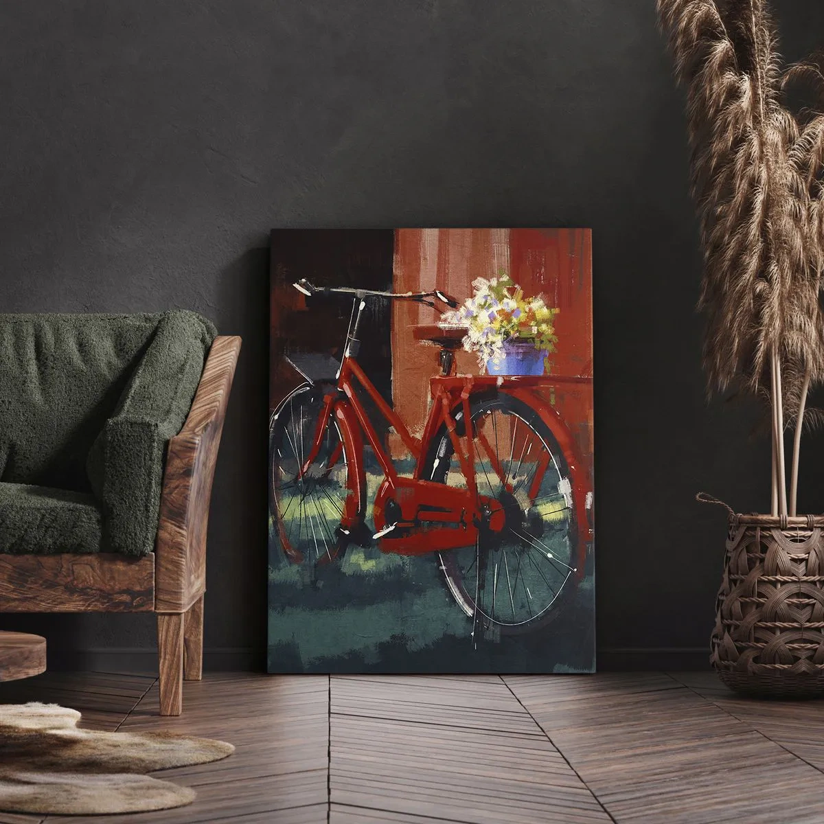Impression sur toile - Image sur toile - I want to ride my bicycle - 45x80 cm