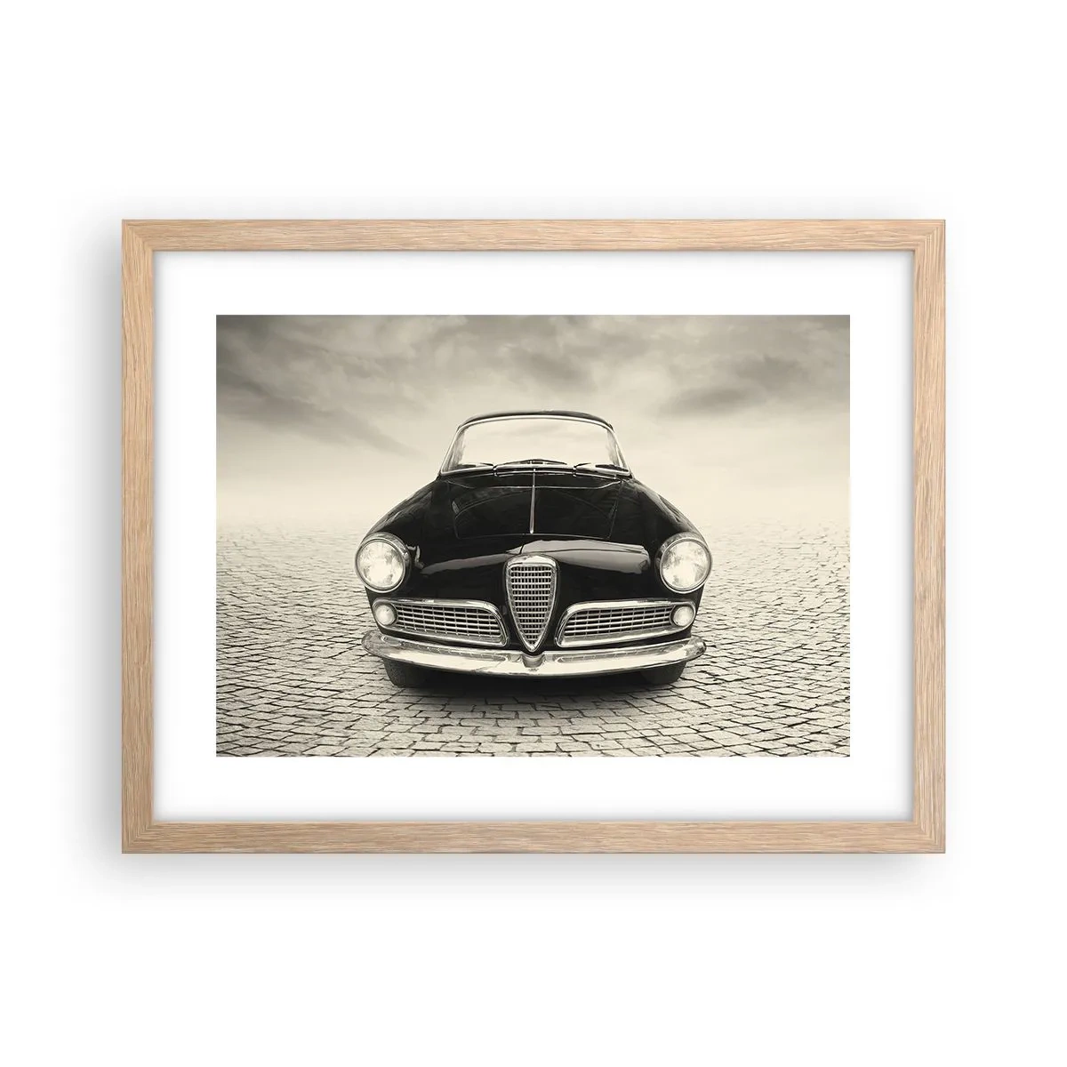 Affiche dans un chêne clair - Poster - Et alors! Tu ne m'aime pas? - 40x30 cm