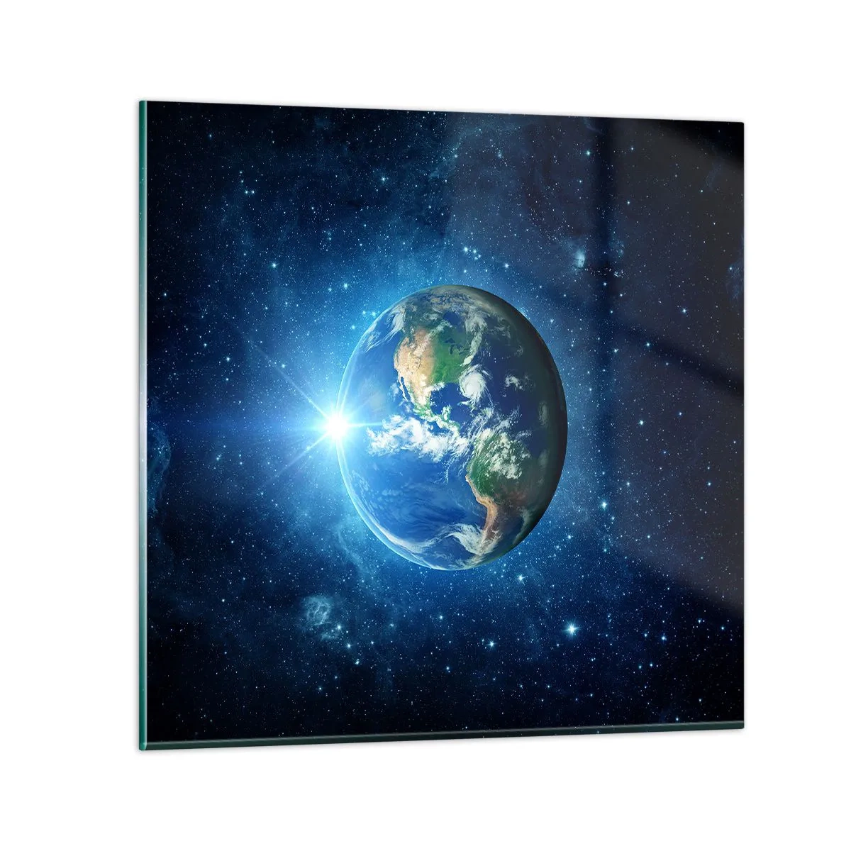 Impression sur verre - Image sur verre - Nous sommes au paradis - 40x40 cm