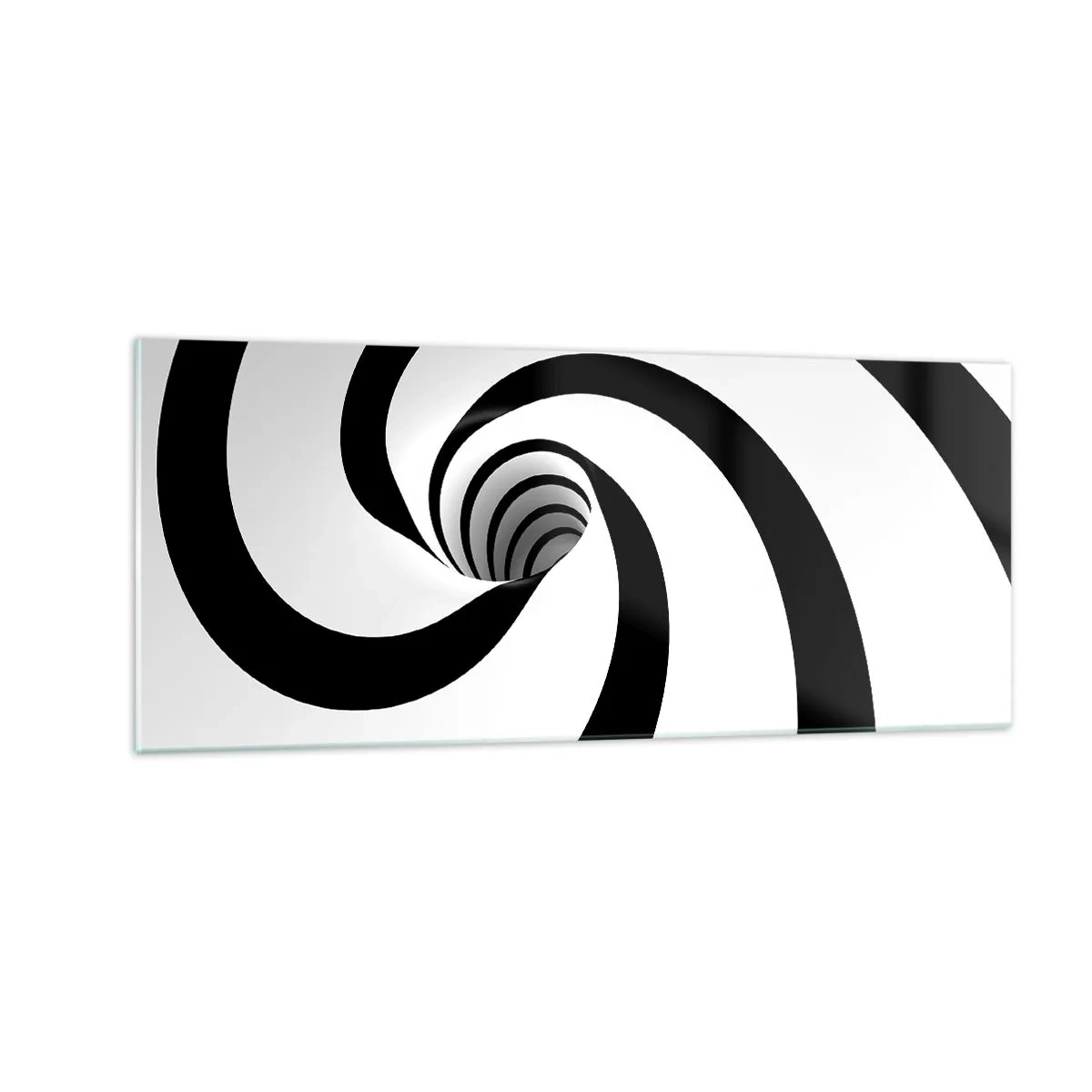 Impression sur verre - Image sur verre - Céder au vortex ? - 100x40 cm
