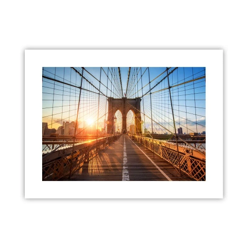 Affiche - Poster - Sur le pont d'or - 40x30 cm