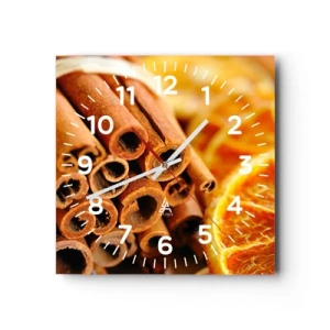 Horloge murale - Pendule murale - Sentez-vous leurs odeurs? - 30x30 cm