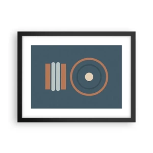 Affiche dans un cadre noir - Poster - Essence des choses - 40x30 cm