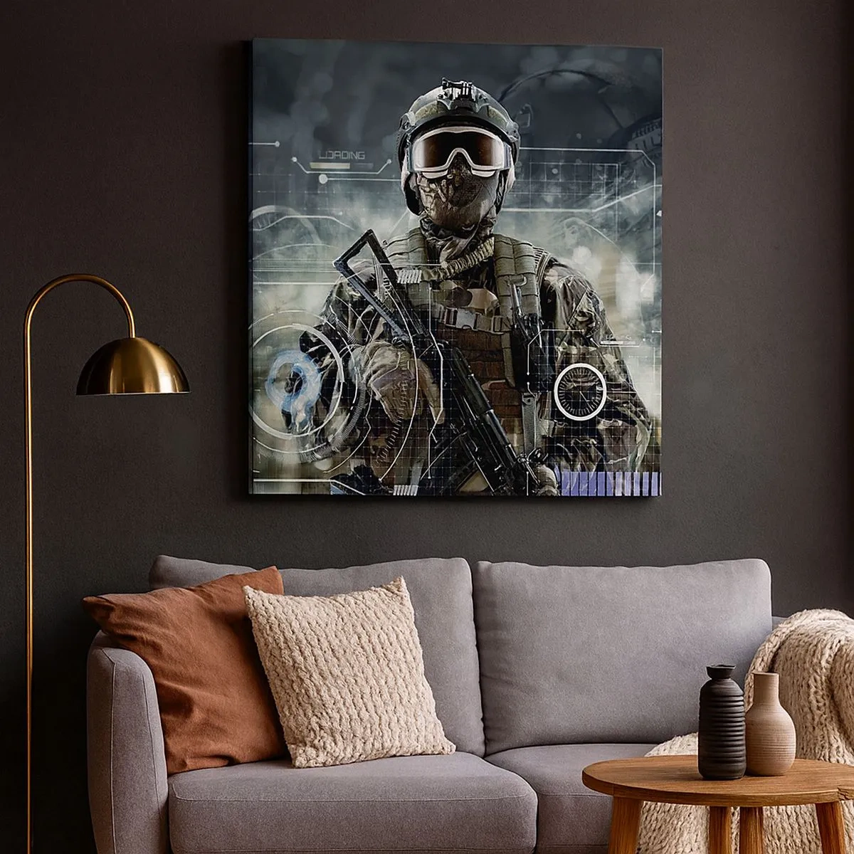 Impression sur toile - Image sur toile - Puissance sans limite - 30x30 cm