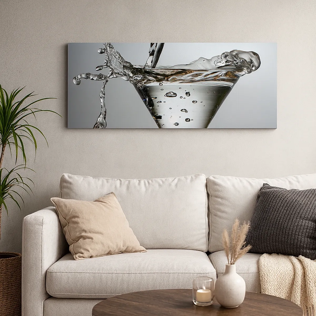 Impression sur toile - Image sur toile - Sur le bord de la coupe - 30x30 cm