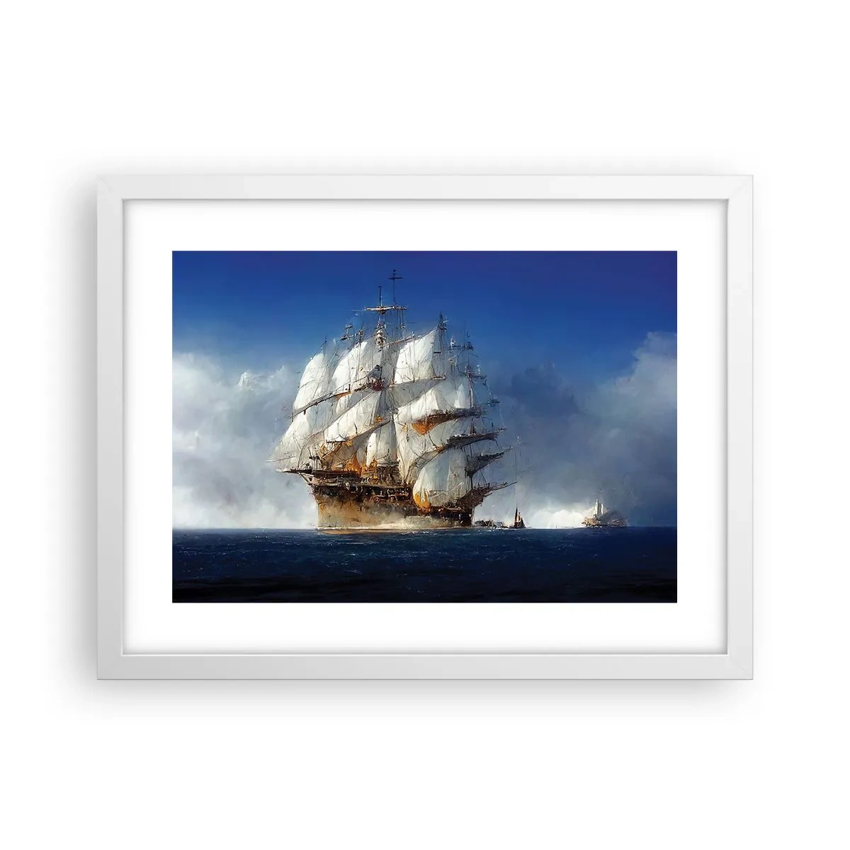 Affiche dans un cadre blanc - Poster - La grande gloire ! - 40x30 cm