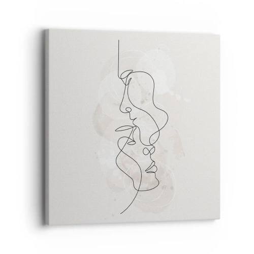 Impression sur toile - Image sur toile - Emmêlé dans une étreinte - 30x30 cm