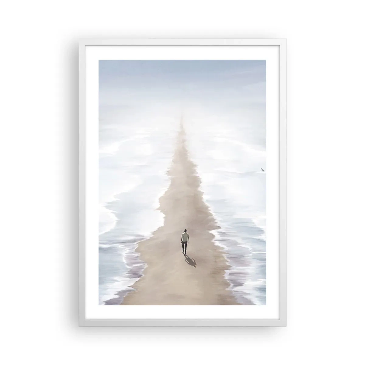 Affiche dans un cadre blanc - Poster - Un brillant avenir - 50x70 cm