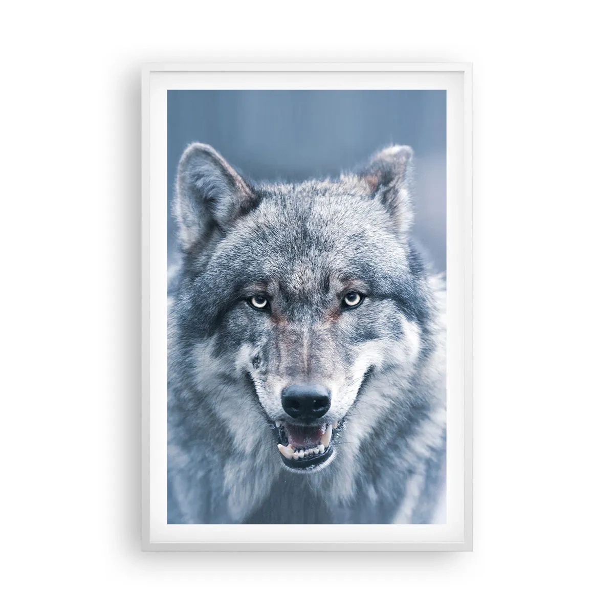 Affiche dans un cadre blanc - Poster - Relèverez-vous le défi ? - 61x91 cm