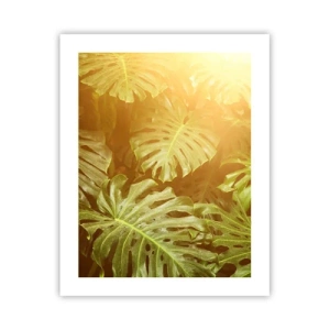 Affiche - Poster - Se fondre dans la verdure - 40x50 cm