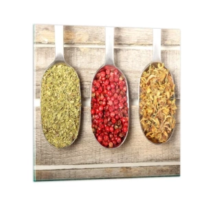 Impression sur verre - Image sur verre - Magie de la cuisine - 30x30 cm