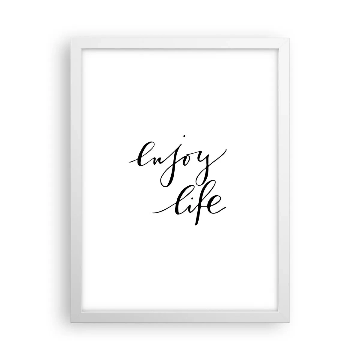 Affiche dans un cadre blanc - Poster - Rien à ajouter.... - 30x40 cm