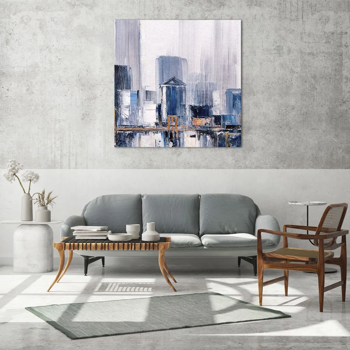 Impression sur verre - Image sur verre - Impression new-yorkaise - 70x70 cm
