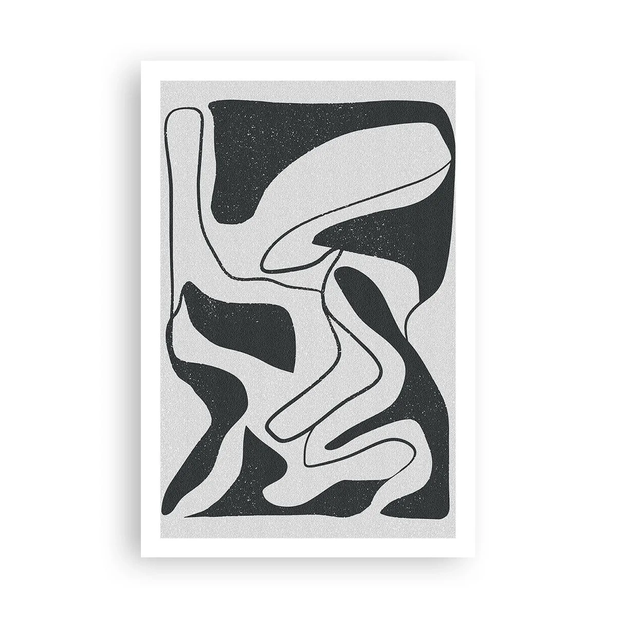 Affiche - Poster - Amusement de labyrinthe abstrait - 61x91 cm