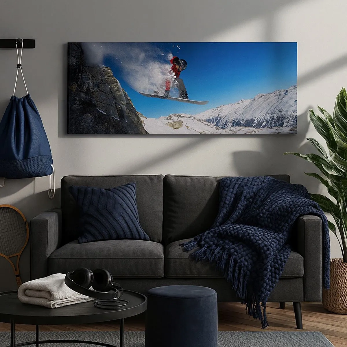 Impression sur toile - Image sur toile - Et tu es devenu une partie de l'espace - 100x40 cm