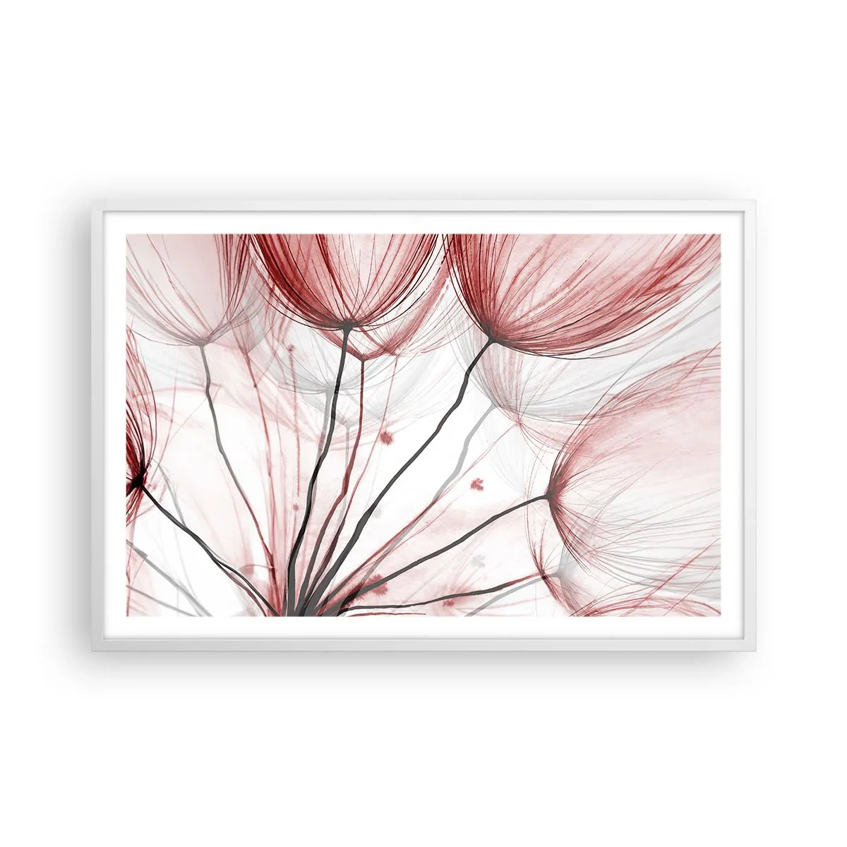 Affiche dans un cadre blanc - Poster - Avant le départ - 91x61 cm