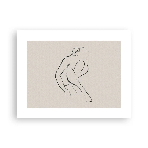 Affiche - Poster - Croquis intime - 40x30 cm