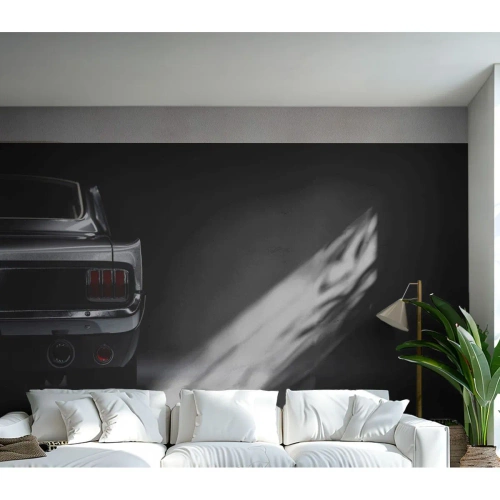 Papier Peint Photo Premium Canvas - Le charme du classique - Voiture, Rétro, Voiture - 250x175 cm