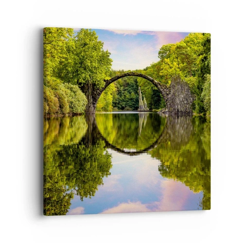 Impression sur toile - Image sur toile - À la jonction de deux mondes - 40x40 cm