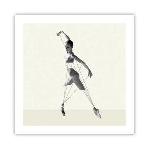 Affiche - Poster - Dans le théatre de la vie - 50x50 cm