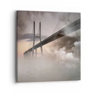 Impression sur toile - Image sur toile - Sur la rivière qui n'existe pas - 40x40 cm