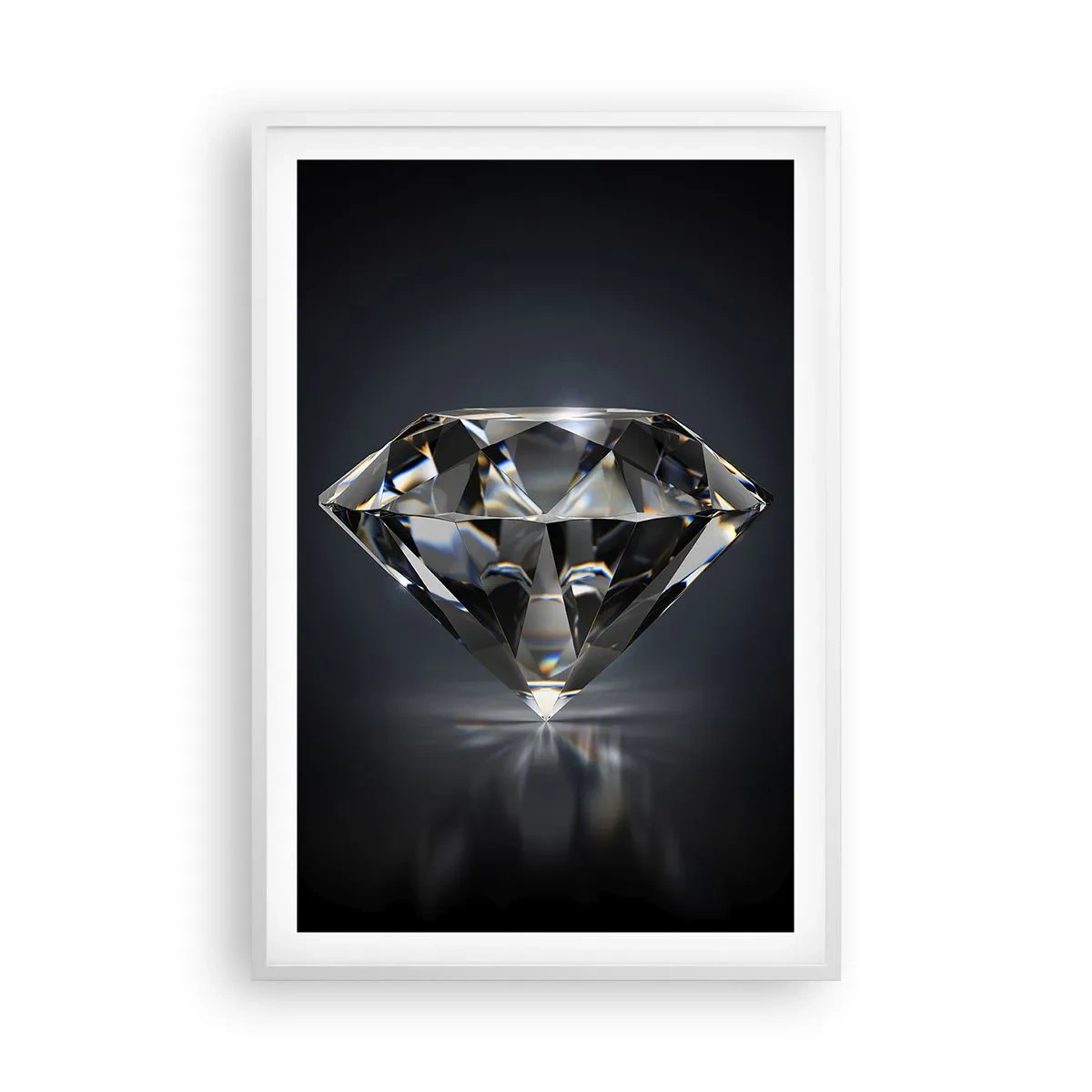 Affiche dans un cadre blanc - Poster - La meilleure amie - 61x91 cm