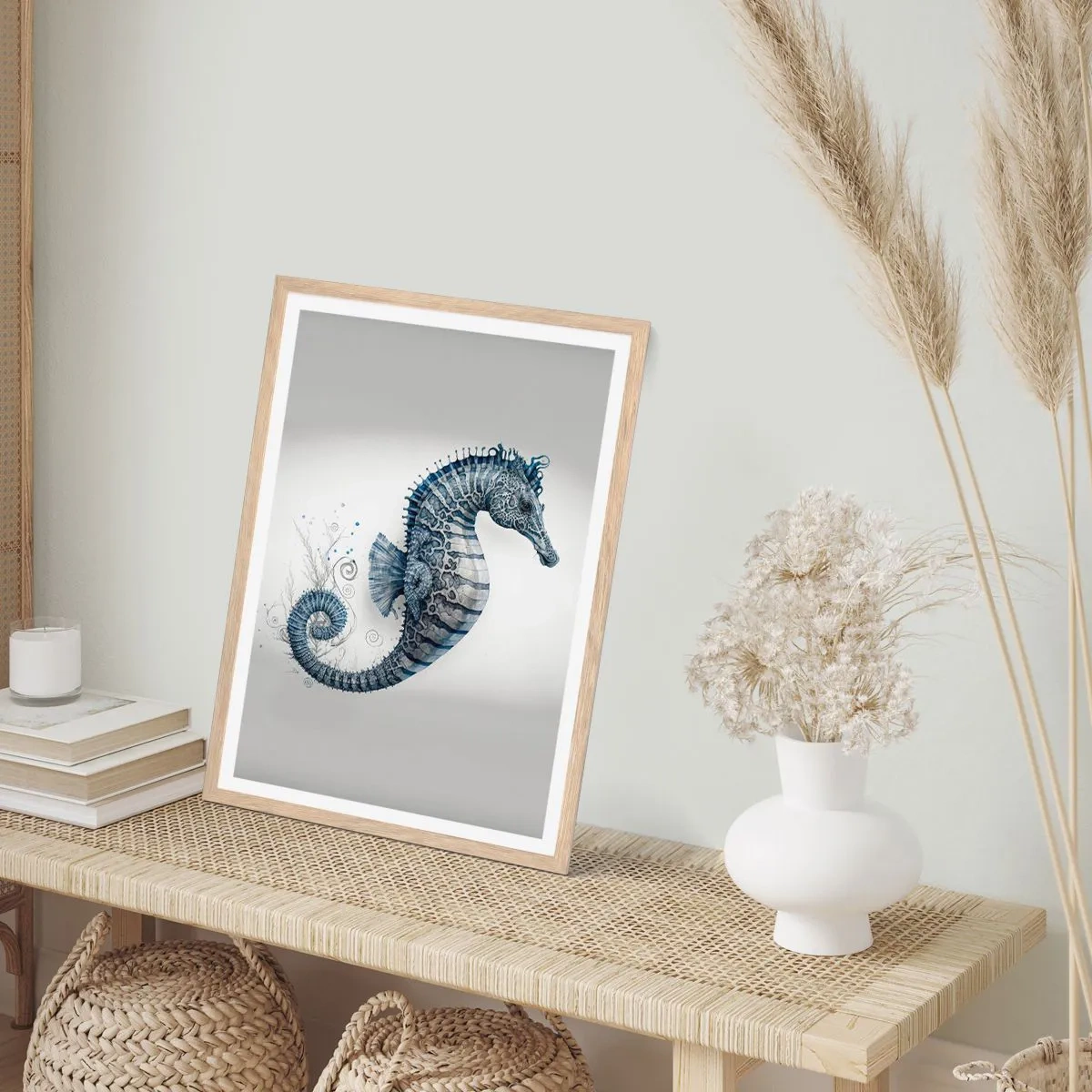 Affiche dans un chêne clair - Poster - Une subtile plaisanterie de la nature - 30x40 cm