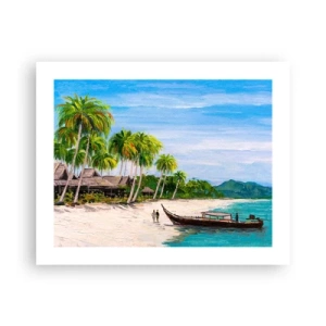 Affiche - Poster - Rêve exotique - 50x40 cm