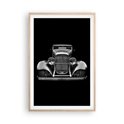 Affiche dans un chêne clair - Poster - Un vrai gentleman - 61x91 cm